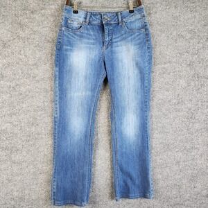 Riders by Lee Premium Jeans Womens Size 12L Blue Straight Leg